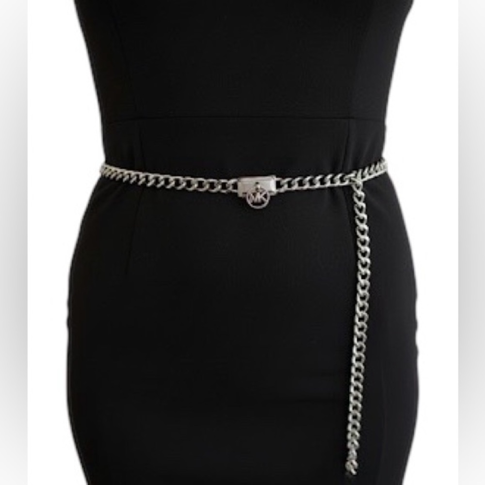 Michael Kors Silver Chain Link Belt Size S / M